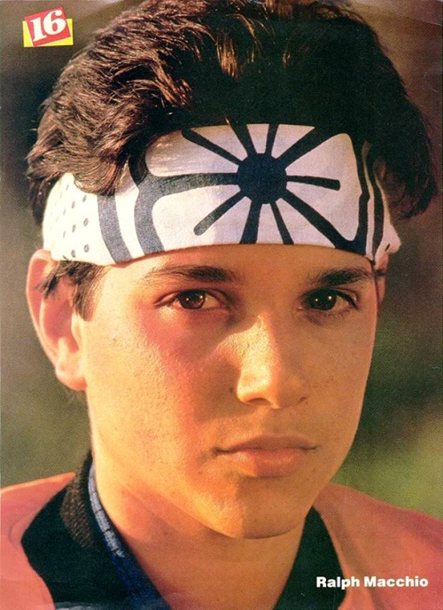 Ralph Maccio as Daniel LaRuss in The Karate Kid