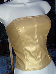 Vintage gold bustier from Sparkleyes