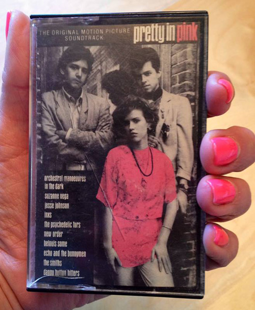 Pretty in Pink cassette tape