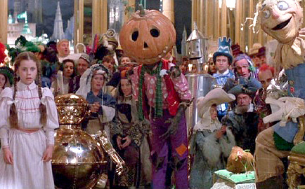 Dorothy, Tik-Tok, Jack Pumpkinhead & Scarecrow