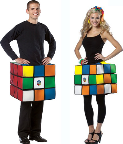 Rubik's Cube costume from Amazon - Click to buy! 