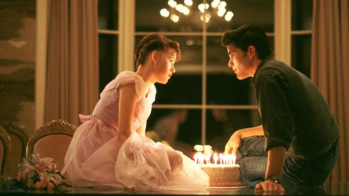 Jake: "Happy Birthday Samantha. Make a wish." Samantha: "It already came true."