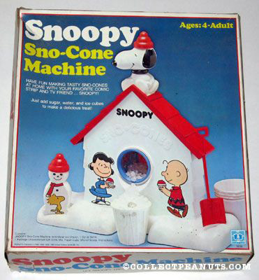 Snoopy Sno-Cone Machine Box