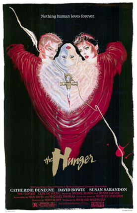 The Hunger (1983) starring David Bowie, Catherine Deneuve & Susan Sarandon