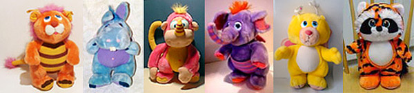 Wuzzles: Bumblelion, Hoppopotamus, Rhinokey, Eleroo, Butterbear, & Tycoon