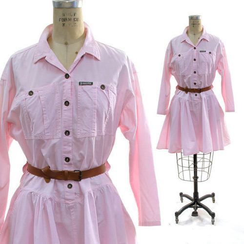 Outback inspired pastel shirtdress (Photo credit: Spunk Vintage)