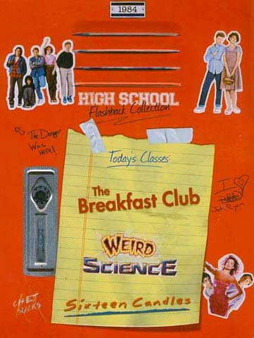 The John Huges Collection DVDs (Breakfast Club, 16 Candles, Weird Science)