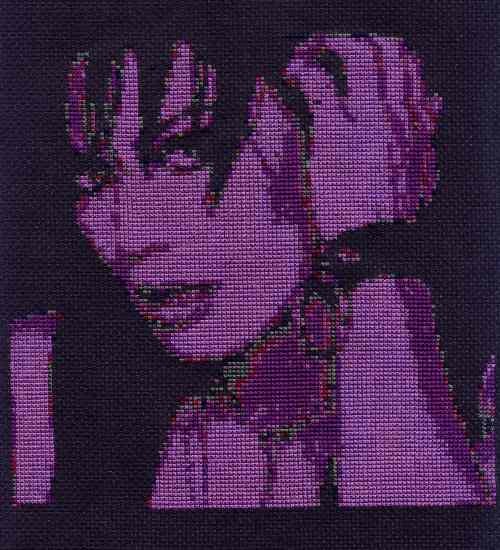 Retro-tastic Cross Stitch - Joan Jett