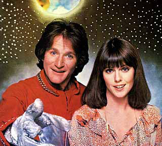 Robin Williams & Pam Dawber as Mork & Mindy