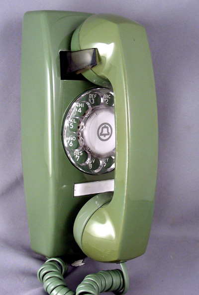 Rotary wall phone from the 80s
