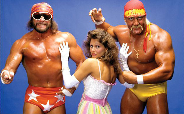 Macho Man Randy Savage, Miss Elizabeth, & Hulk Hogan