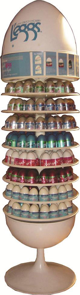 Pantyhose egg display