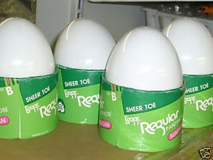 Pantyhose egg containers