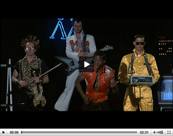 Click to watch a clip of the talent show from Revenge of the Nerds