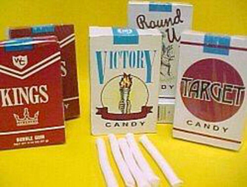 80s Halloween Candy: Candy Cigarettes