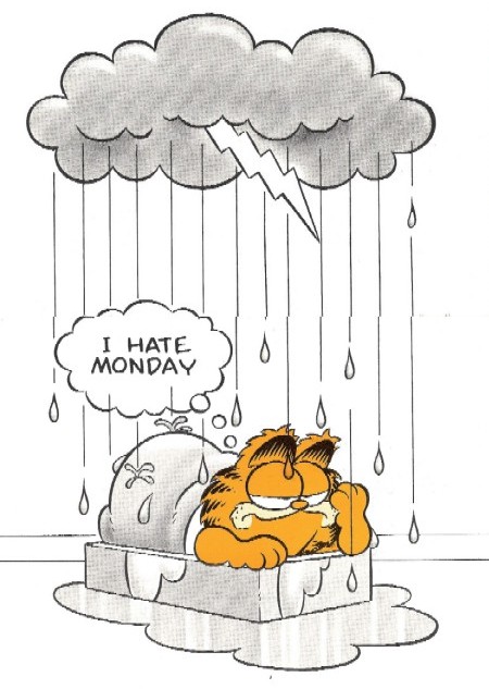 Garfield: I hate Monday