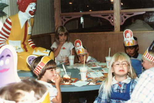 80s Birthday Party at McDonalds