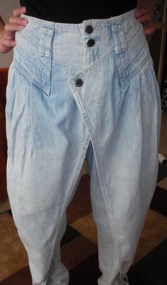 80s pegged jeans