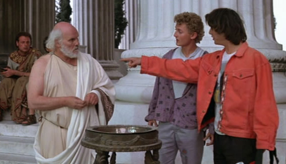 Bill and Ted meet Socrates