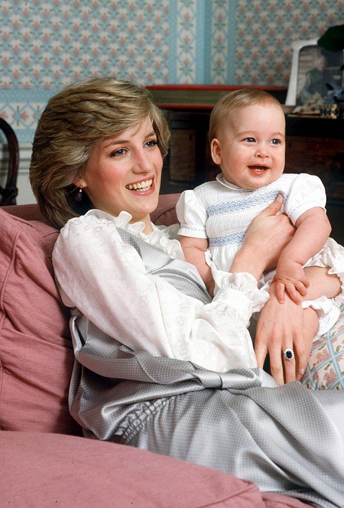 Princess Di and Prince William