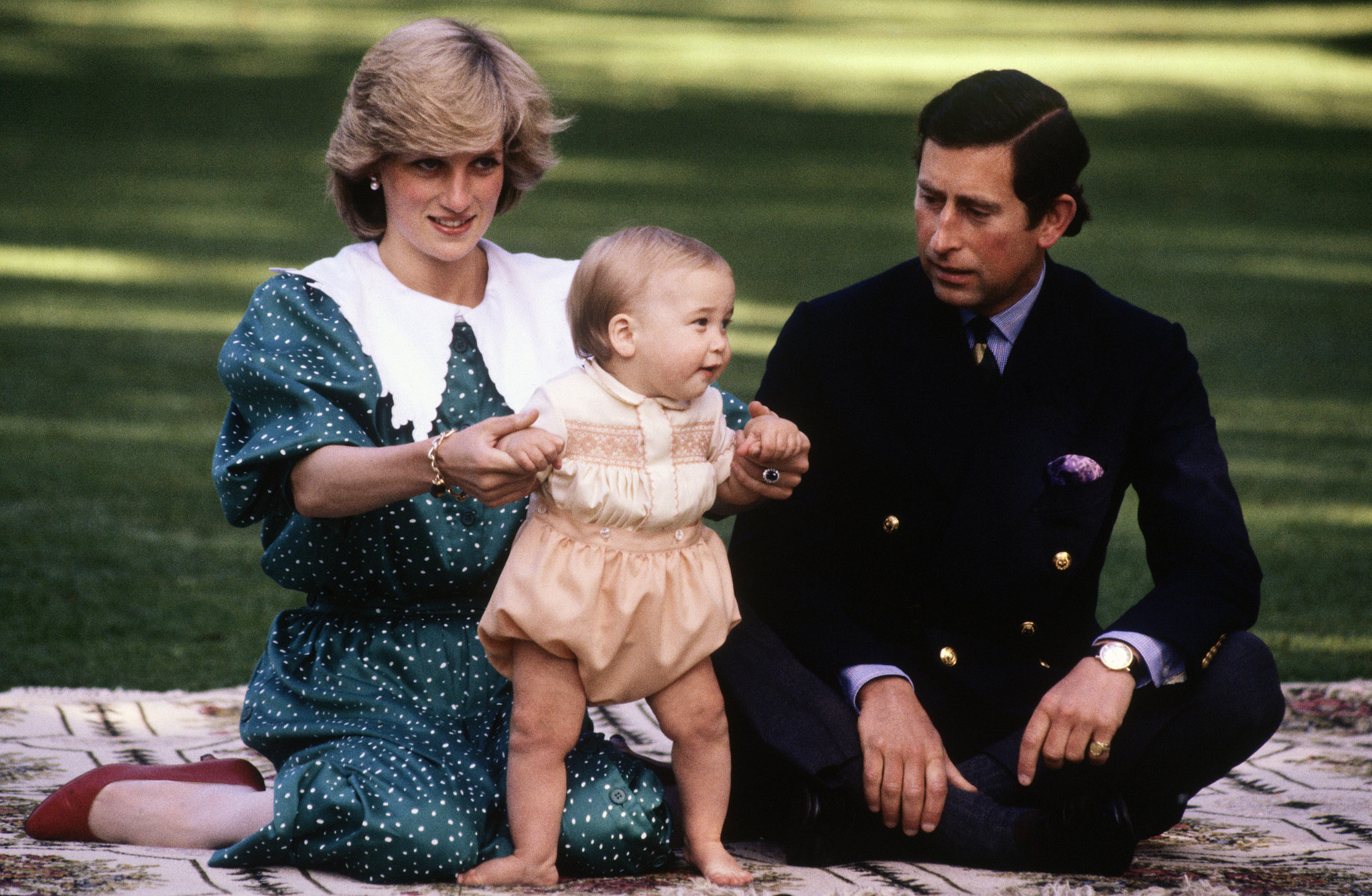 The Royal Family: Princess Diana, Prince Charles, and young Prince William