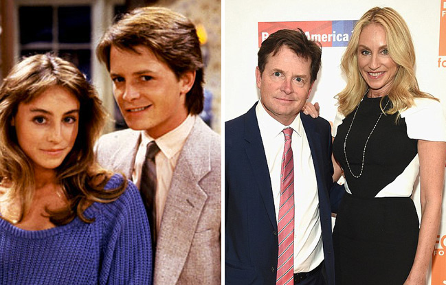 Michael J. Fox and his wife Tracy Pollan met on the set of Family Ties when they played each other's love interests, Alex Keaton and Ellen Reid.