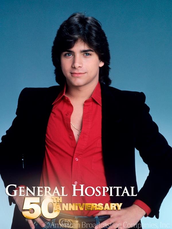 John Stamos as Blackie on General Hospital in the 80s