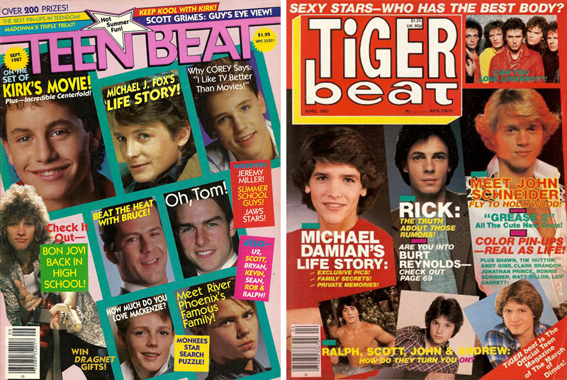 80s Teen Magazines: Teen Beat and Tiger Beat