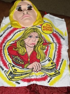 Bionic Woman 80s Halloween costume with mask