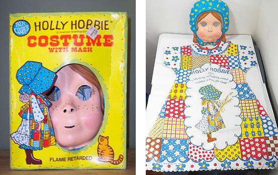 80s Holly Hobbie costume with mask