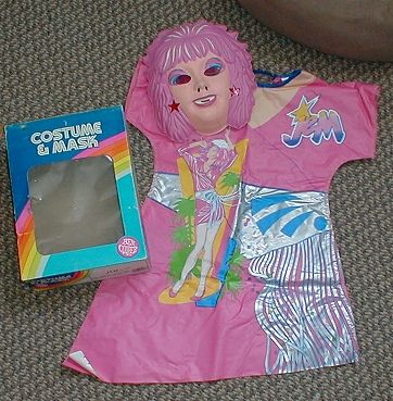 Jem 80s Halloween costume with mask