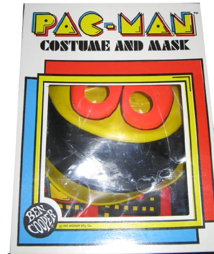 Pac-Man 80s Halloween costume with mask