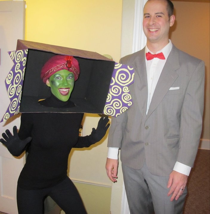 Pee Wee Herman and Jambi the Genie Costume Idea