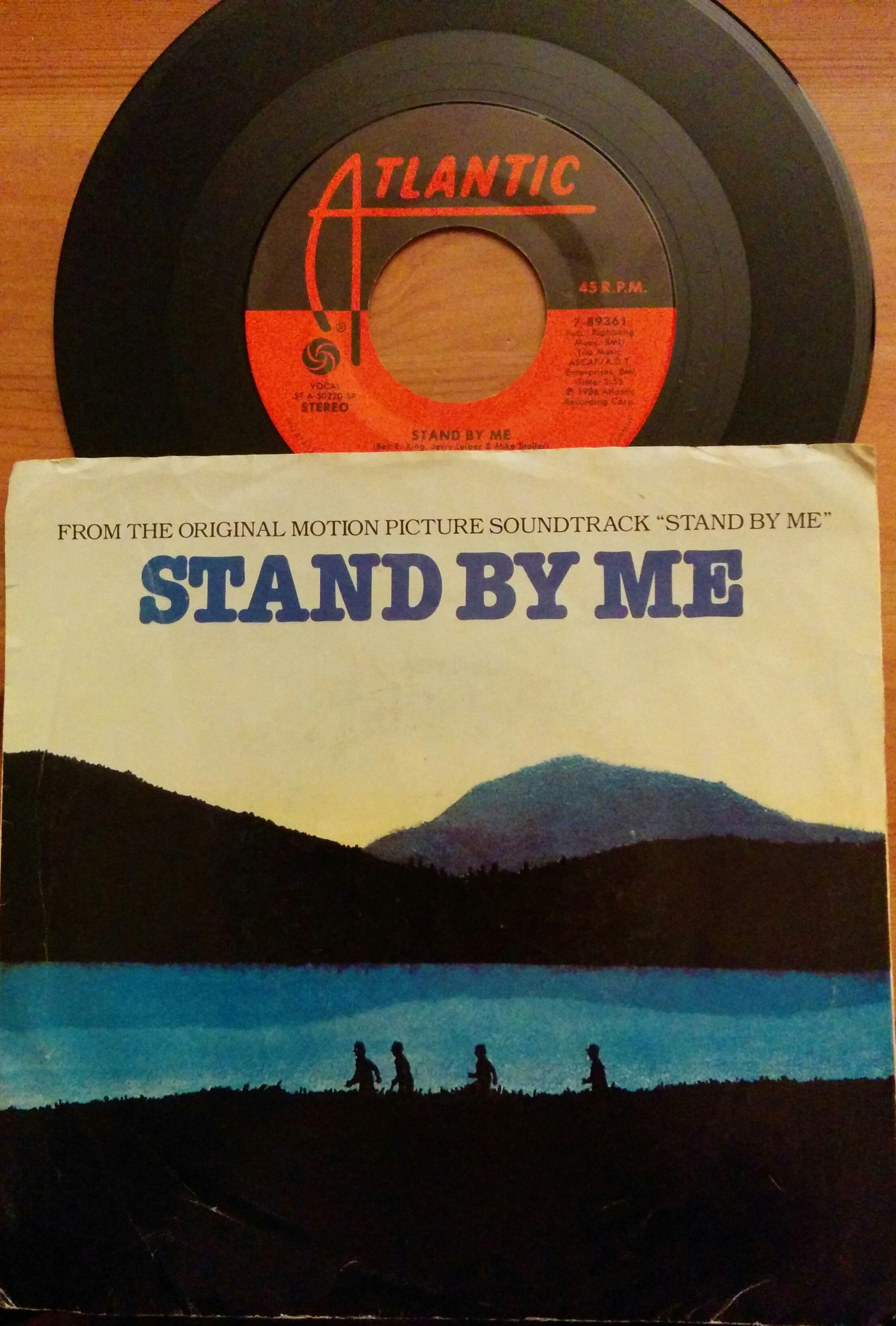 "Stand By Me" by Ben E. King 45 record from the original motion picture soundtrack to Stand By Me