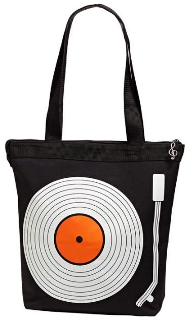 80s Gift Ideas: Record Player Vinyl Tote