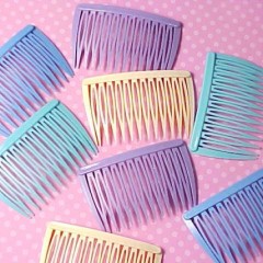 Two more 80s Goodies – Goody Hair Combs and Round Barrettes