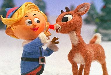 Rudolph the Red Nosed Reindeer and Hermey the Elf