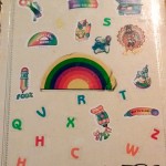 80s stickers from ylvia Drastata's collection