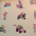 80s stickers from ylvia Drastata's collection