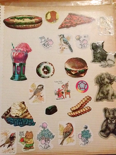 80s stickers from ylvia Drastata's collection